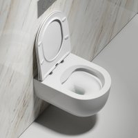 Унитаз подвесной Ceramica Nova Modena Rimless CN6063 (с сиденьем) в Бресте