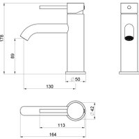 Смеситель Oliveeka 962001 (никель) в Лиде