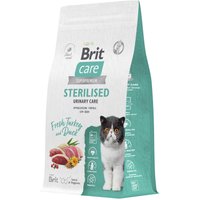 Сухой корм для кошек Brit Care Cat Sterilised Urinary Care с индейкой и уткой 1.5 кг