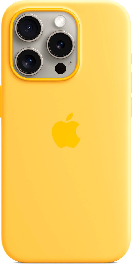 

Чехол для телефона Apple MagSafe Silicone Case для iPhone 15 Pro (солнечное сияние)