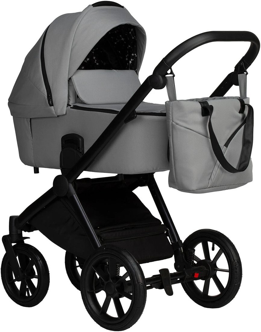 

Универсальная коляска Indigo Solio (2 в 1, so 04/светло-серый)