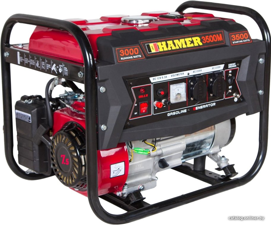 Бензиновый генератор Hamer 3500M