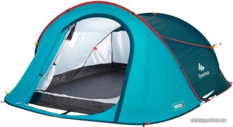Треккинговая палатка Quechua 2 Seconds Easy 3 (бирюзовый)