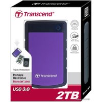 Внешний накопитель Transcend StoreJet 25H3P 2TB (TS2TSJ25H3P)