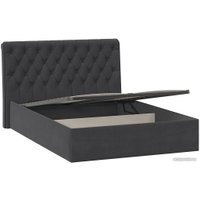 Кровать Трия Скарлет универсальная тип 1 с ПМ 140x200 (велюр графит)