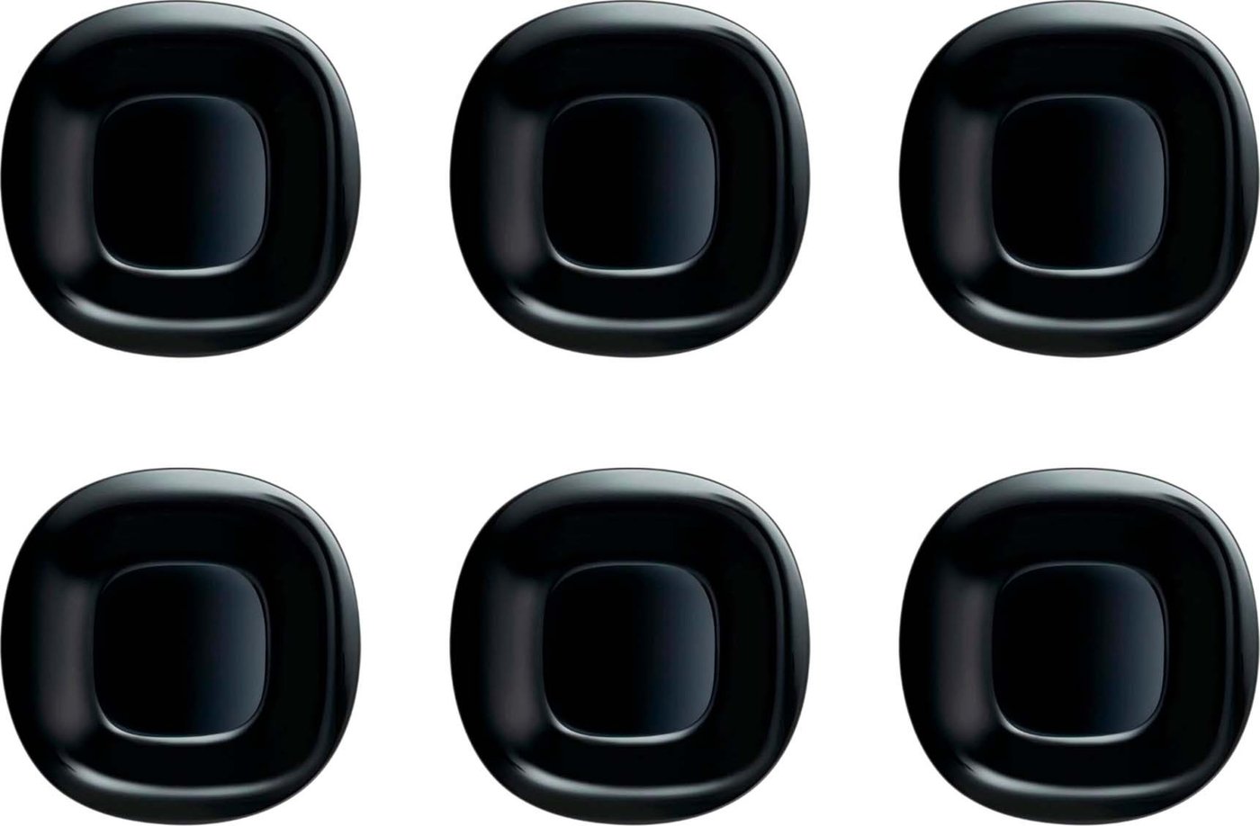 

Набор тарелок Luminarc Carine Black L9817-ECOM (6шт)