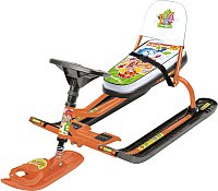 Снегокат Ника Тимка спорт 4. Фиксики ТС4-1/Ф1 (оранжевый каркас)