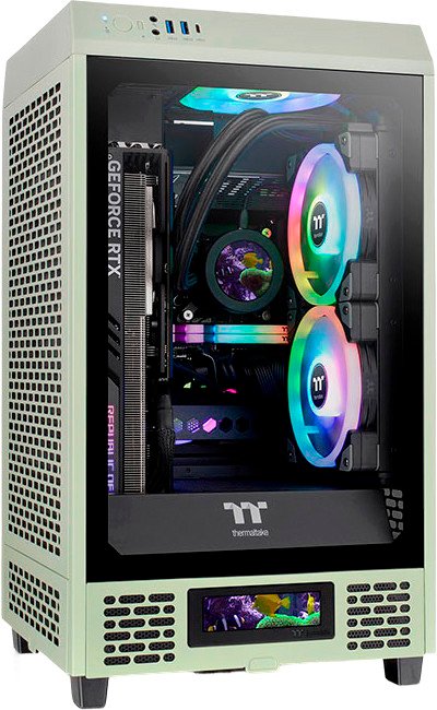 

Корпус Thermaltake The Tower 200 Matcha Green CA-1X9-00SEWN-00