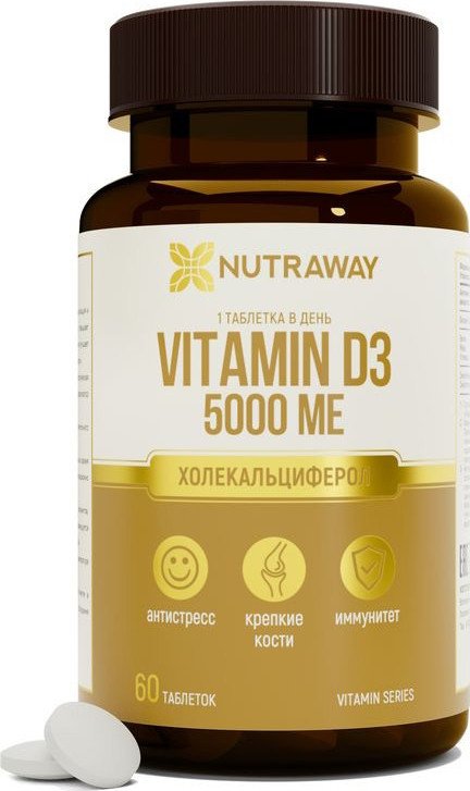

Витамин Nutraway D3 5000ME (60 капсул)