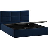 Кровать Трия Стелла Тип 1 160x200 (микровелюр Wellmart Blue)