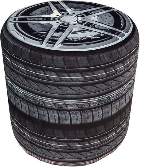 

Пуфик Трия Грей тип 1 (черный с рис.)