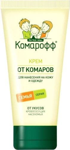 

Крем от насекомых Комарофф от укусов кровососущих насекомых 100 мл