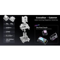 Клавиатура Gravastar Mercury V75 Pro Special Edition Neon Graffiti (GravaStar x Gateron Magnetic Jade Pro)