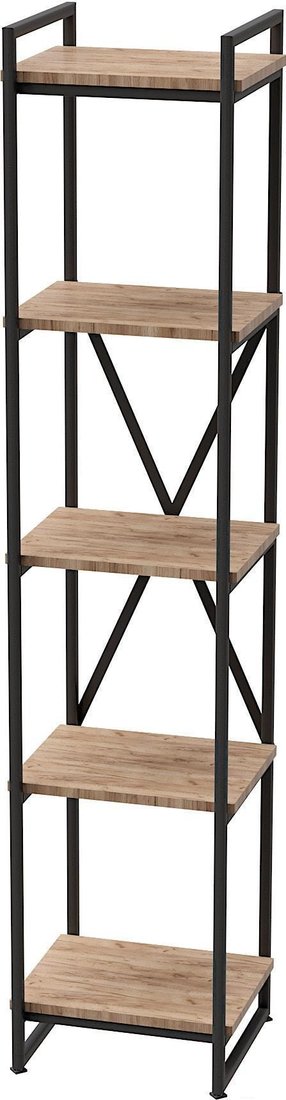 

Стеллаж Millwood Neo Loft СН-2 Л (дуб табачный craft/металл черный)