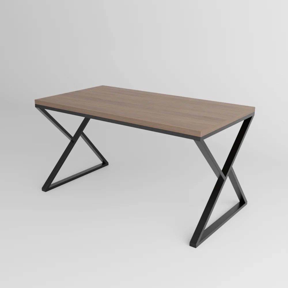 

Стол TMB Loft Дункан разборный 1380x600 18 мм (орех дижон натуральный/черный)