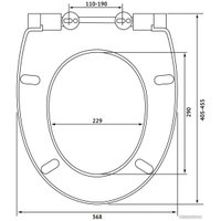 Сиденье для унитаза Berges Wasserhaus Patti Slim So 013103 (с микролифтом)