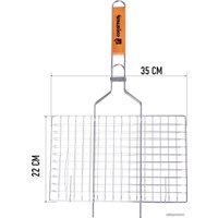 Решетка-гриль Союзгриль N1-G01 (22х35 см)