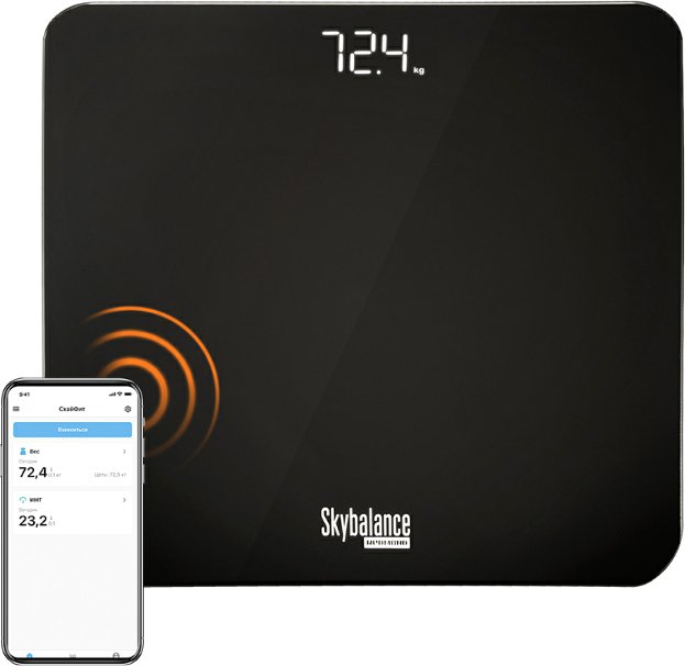 

Напольные весы Redmond (Редмонд) SkyBalance 744S