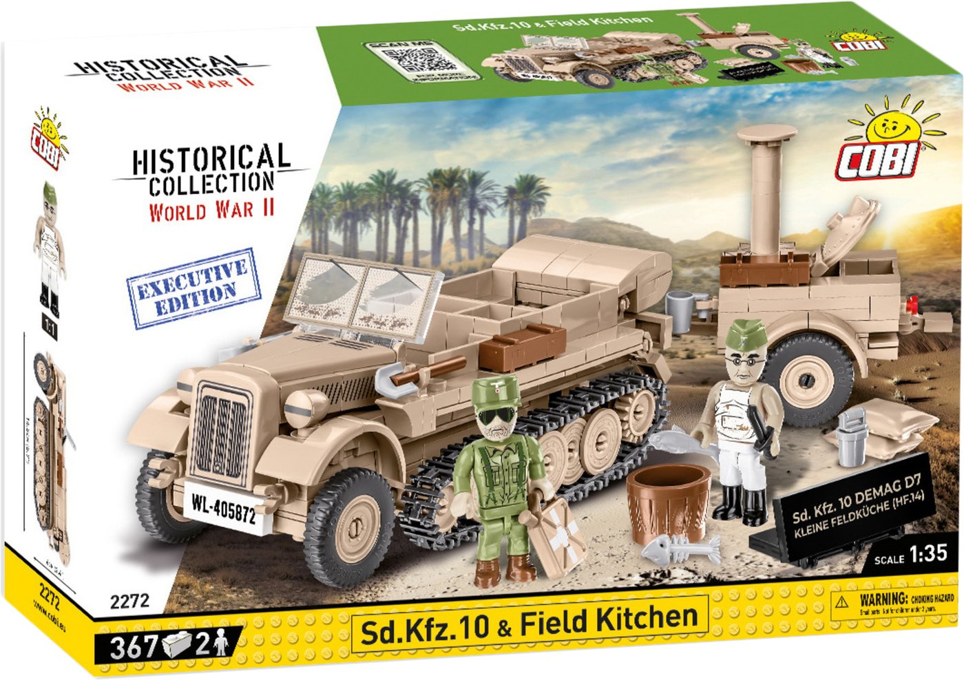 

Конструктор Cobi World War II 2272 Sd.Kfz 10 - Field Kitchen