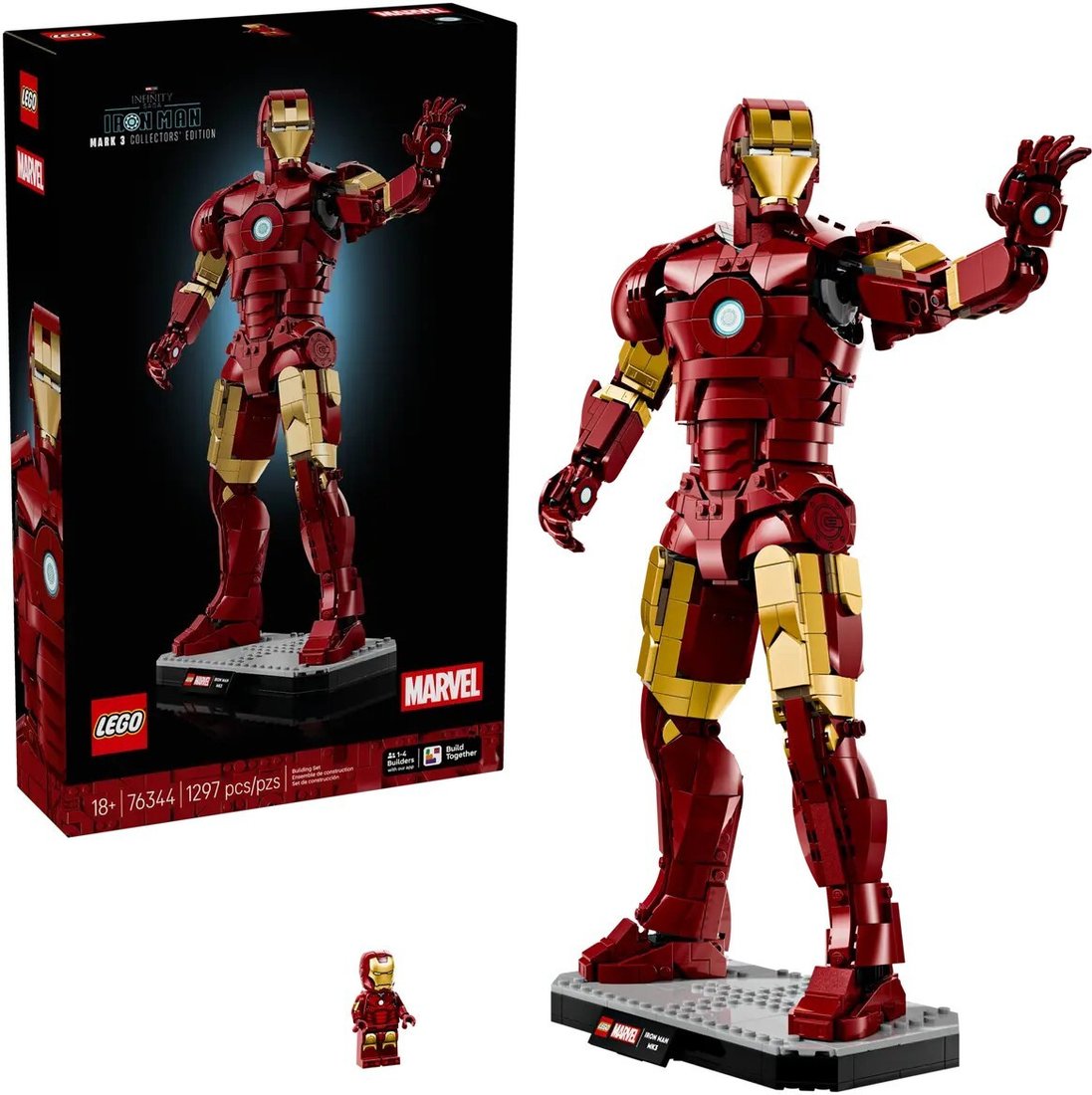 Конструктор LEGO Marvel 76344 Сборный Железный Человек Mark 3