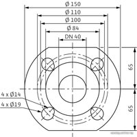 Циркуляционный насос Wilo TOP-S 40/10 (3~400/230 V, PN 6/10)