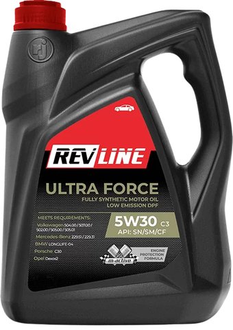 Моторное масло Revline Ultra Force C3 5W-40 5л