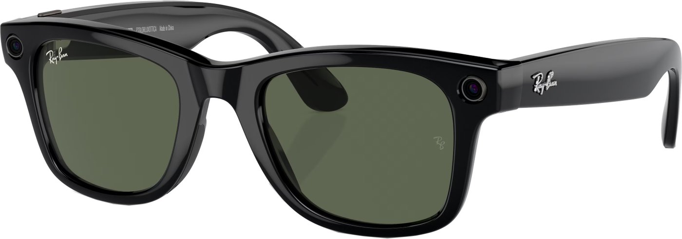 

Умные очки Ray-Ban Meta Wayfarer RW4006 (черный глянцевый/зеленый)