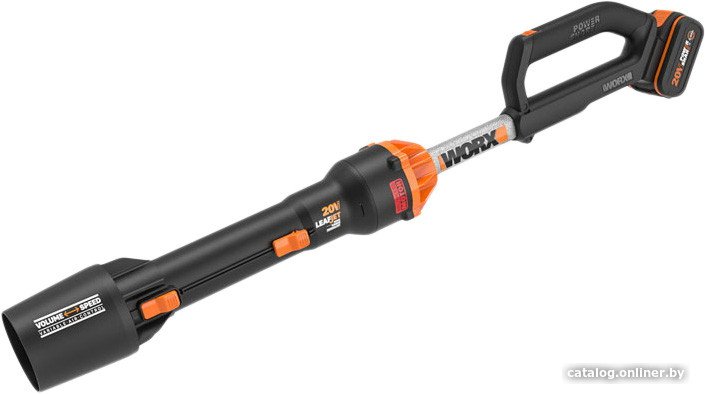 Садовая воздуходувка Worx WG543E (с 1-им АКБ 4 Ач)