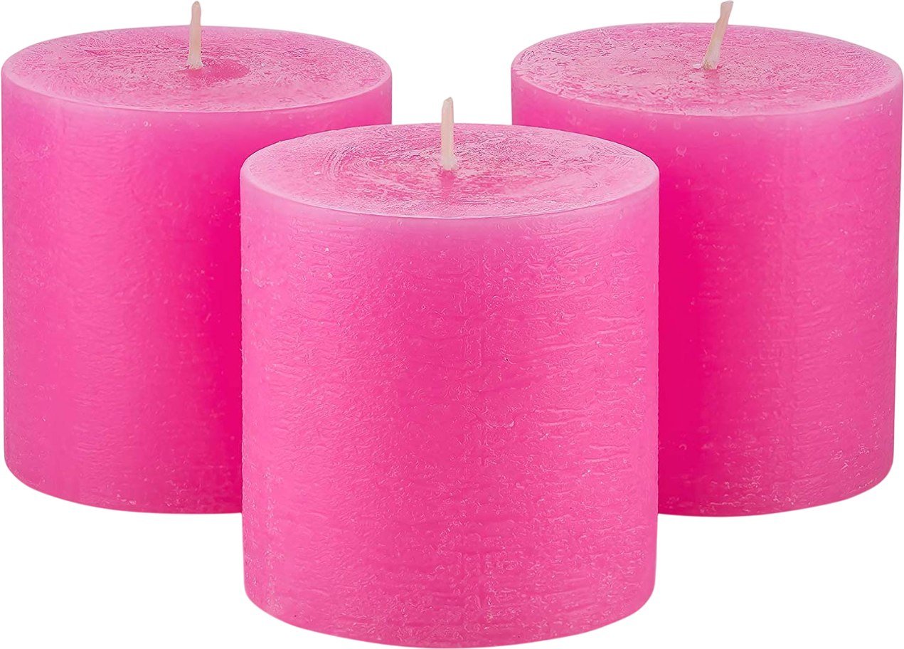 

Набор свечей Мелт 75 мм (3 шт, розовый)