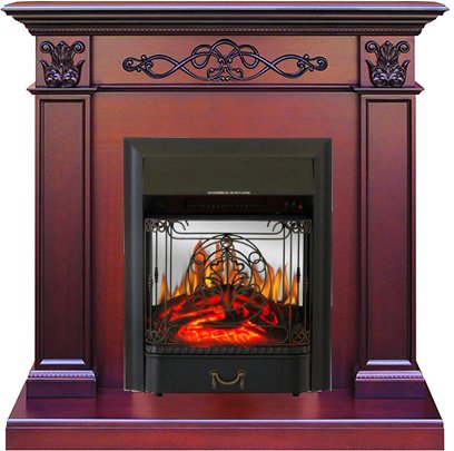 

Каминокомплект Smolcom Verona STD-ASP с Majestic FX M Black (махагон коричневый антик)