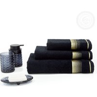 Полотенце АртПостель Гармония Арт Дизайн 70x140 (черный)