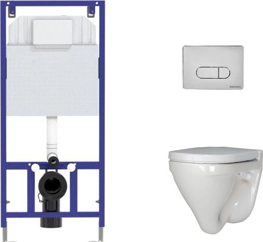 

Унитаз подвесной Sanita Luxe Attica SL DM ATCSLWH0104 + 525 040000 + D3 040033