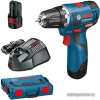 Дрель-шуруповерт Bosch GSR 12V-20 Professional 06019D4000 (с 2-мя АКБ, кейс)