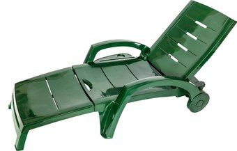 Шезлонг Стандарт пластик 150-0008-24 (темно-зеленый)