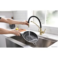 Смеситель Paulmark Siegen Si213111-BR (бронза/черный)