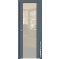 Межкомнатная дверь ProfilDoors 110U L 80x200 (антрацит, стекло lacobel перламутровый лак)