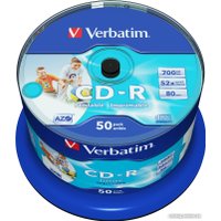 CD-R диск Verbatim 700Mb 52x 43438 (50 шт.)