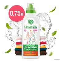 Гель для стирки Synergetic биоразлагаемый для цветного белья 0.75 л