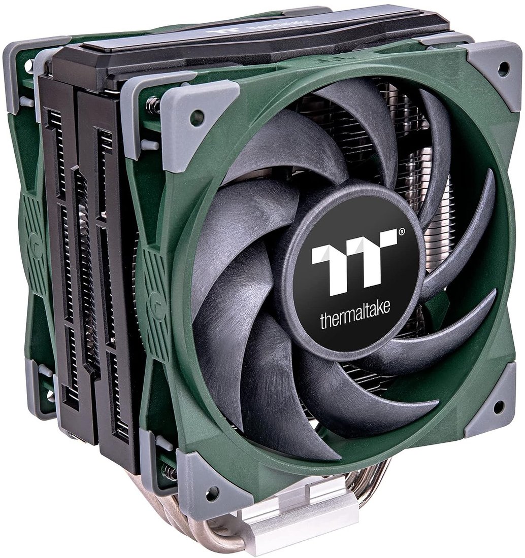 

Кулер для процессора Thermaltake Toughair 510 Racing Green CL-P075-AL12RG-A