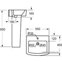 Умывальник BelBagno Mattino BB1060L