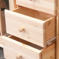 Шкаф-витрина Диприз Бритта 2 дв 4 ящ Д.70056.1 (сосна/лак)