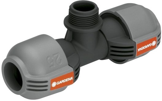 

Коннектор Gardena Соединитель T-образный 25 мм x 3/4"-наружная резьба