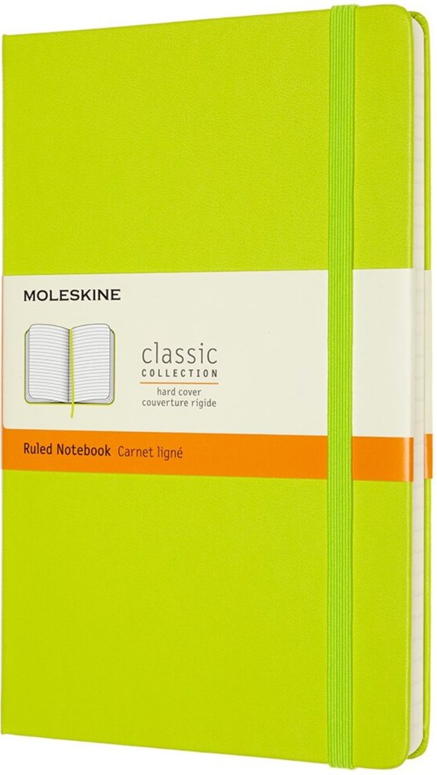 

Блокнот Moleskine Classic Large 1215737 (120 л, лайм)