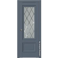 Межкомнатная дверь ProfilDoors 2.90U L 60x200 (антрацит, стекло ромб)