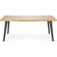 Кухонный стол Halmar Dickson 2 150-210/90/75 (натуральный/черный)