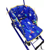 Сиденье для санок Сиденье Уют Матрас для санок (темно-синий)