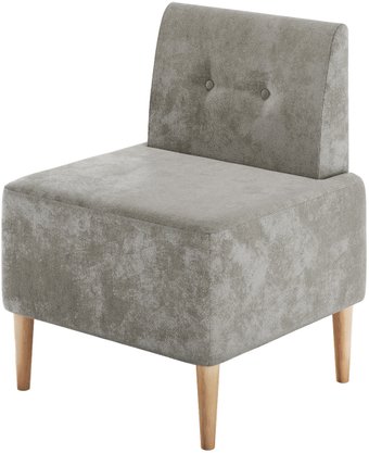 Интерьерное кресло MONOFIX Четт кресло (микровелюр/жемчуг №02)