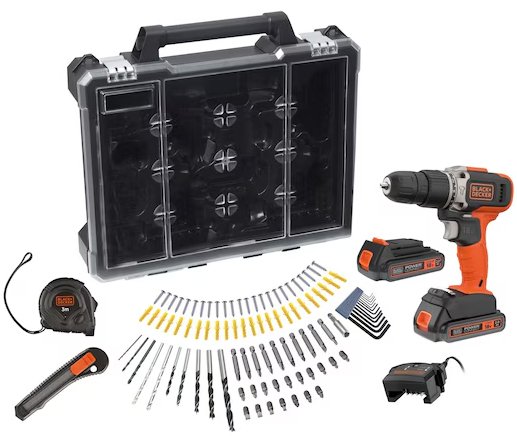 

Дрель-шуруповерт Black & Decker BCD003D2AMB (с 2-мя АКБ, кейс)