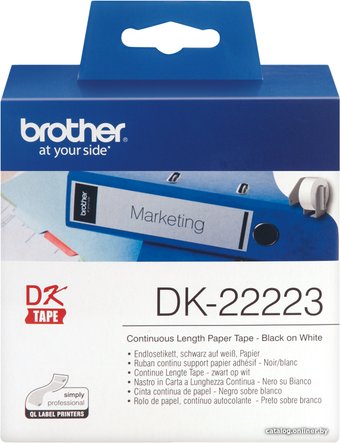 Самоклеящаяся термобумага Brother DK-22223 (50 мм, 30.48 м)
