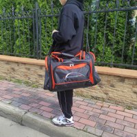 Спортивная сумка Polar 6067-2 (черный/синий)